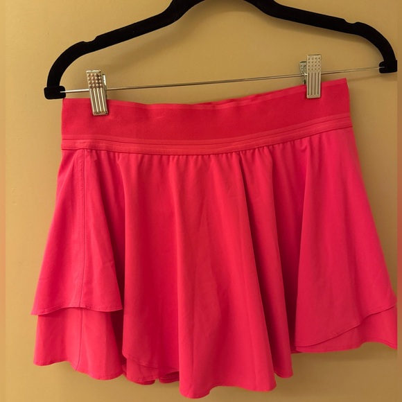 Lululemon Athletica Sonic Pink Court Rival Skirt - Picture 1 of 3
